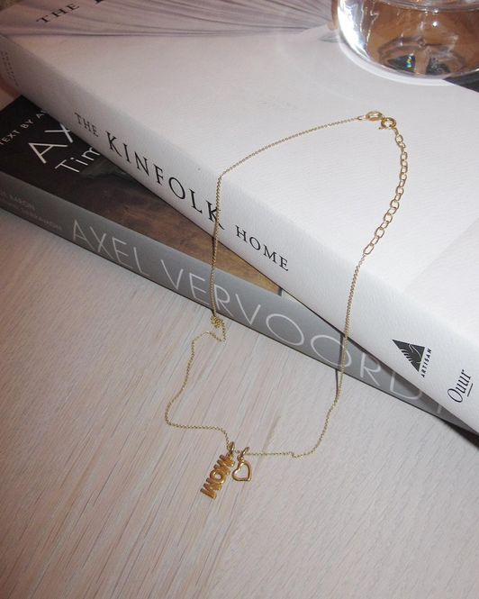 Hovedbilde Charms Mom gullforgylt sølv 