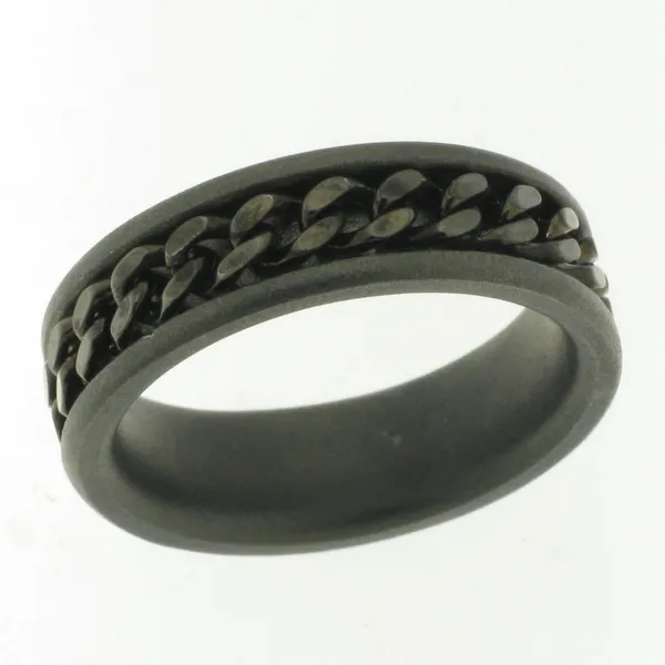 Hovedbilde Bond ring i sølv - Sort