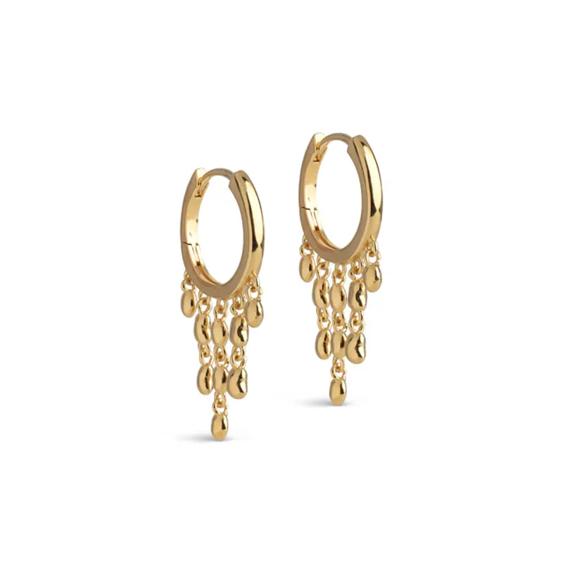 Enamel Nara Rain hoops