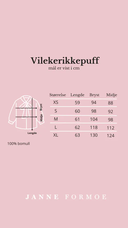 Janne Formoe Vilekerikkepuff - Bright White