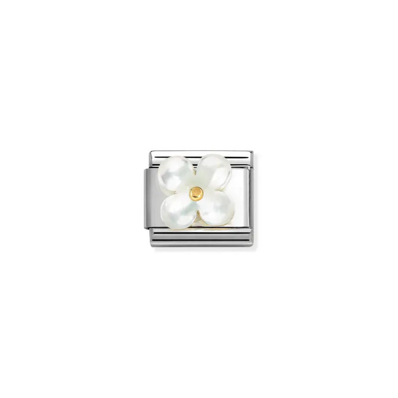 Nomination  Bloms perlemor og 18K