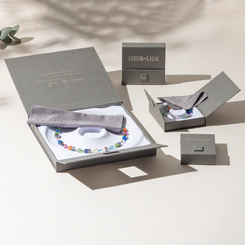 Cæur De Lion Iconic Blå kube gull