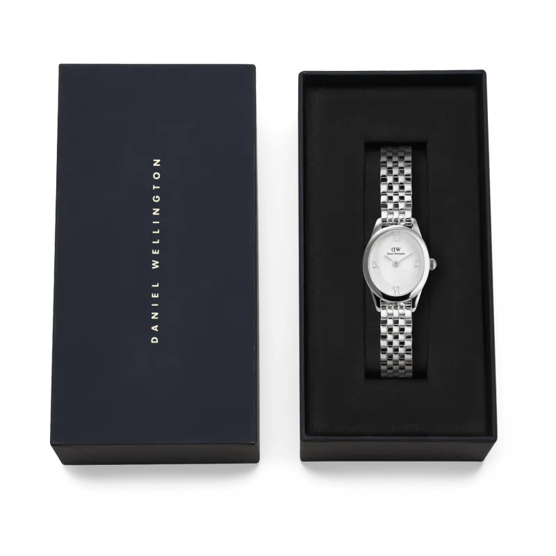 DW Ophelia Oval Mini Sølv  med sølv index