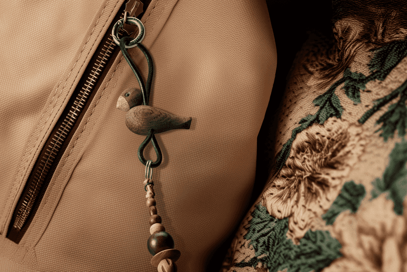 Kay Bojesen nøkkelring Fugl Sølv