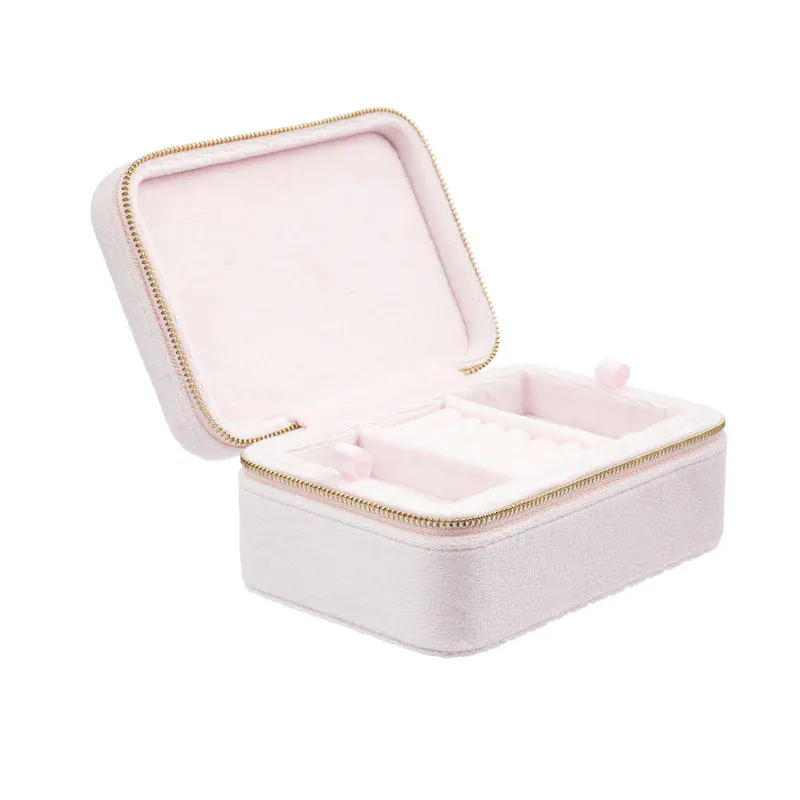 Dark Velvet Smykkeskrin Lyse rosa