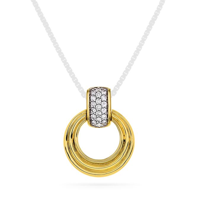 Hovedbilde EC Gult gull anheng med ...