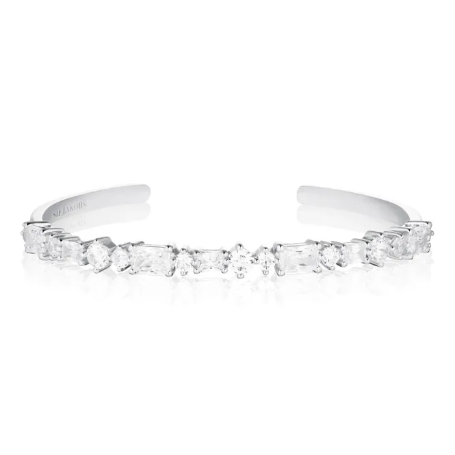 Hovedbilde SJ Armbånd Bangle Ivrea hvit ...