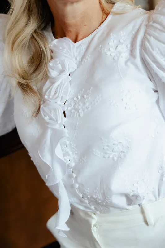 Janne Formoe Vilekerikkepuff - Bright White