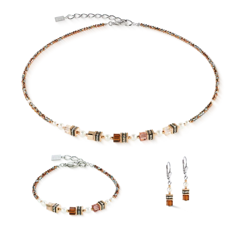 Cæur De Lion Sparkling Princess bracelet Mocha Mousse