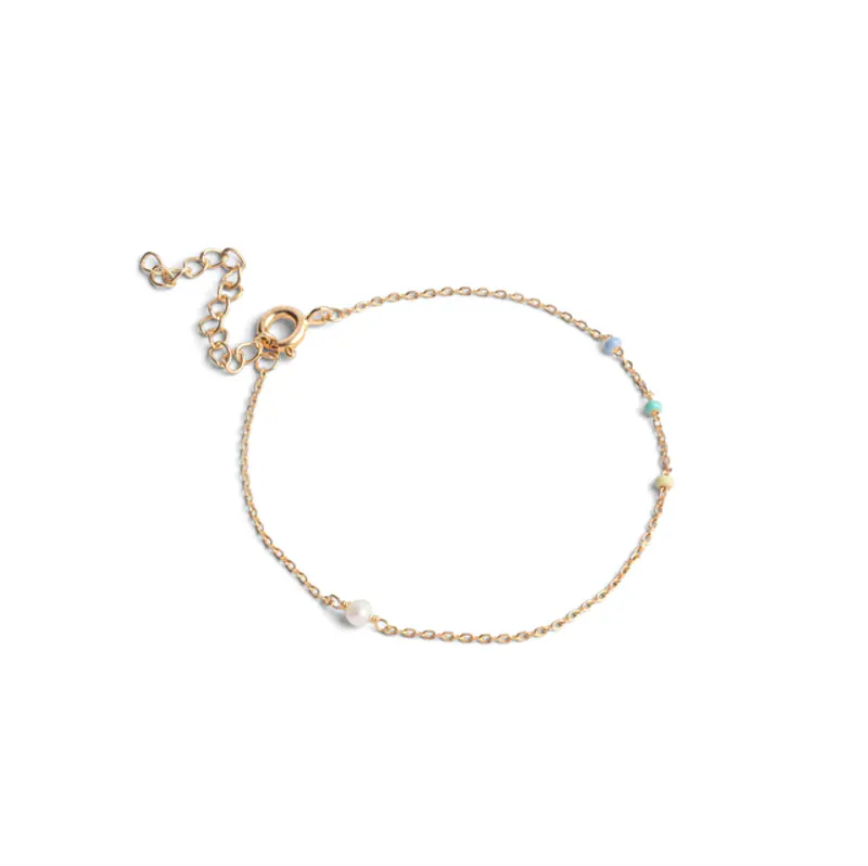 Enamel Lola Citrus Sky armbånd