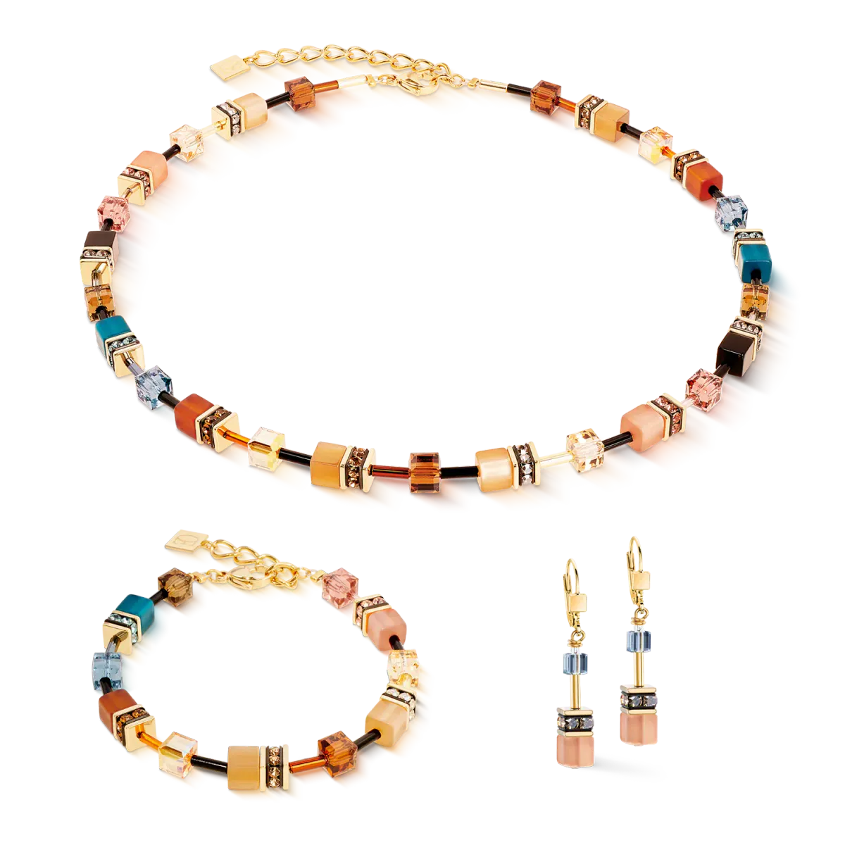 Cæur De Lion Iconic necklace Earth Mirage gold Cæur De Lion Iconic necklace Earth Mirage gold Cæur De Lion Iconic necklace Earth Mirage gold  Smykke Design