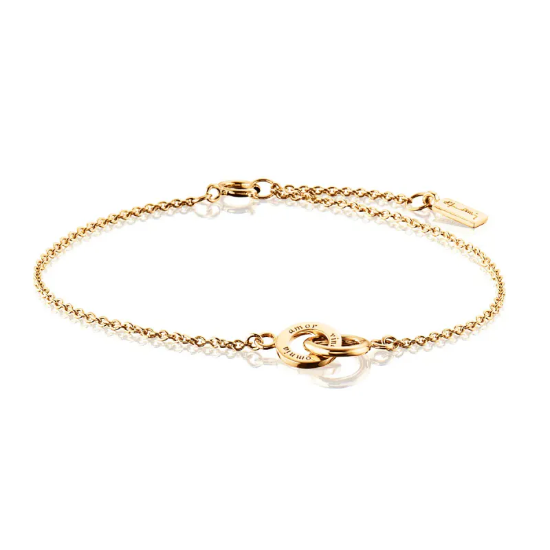 Efva Attling Mini Twosome armbånd gull 18 K