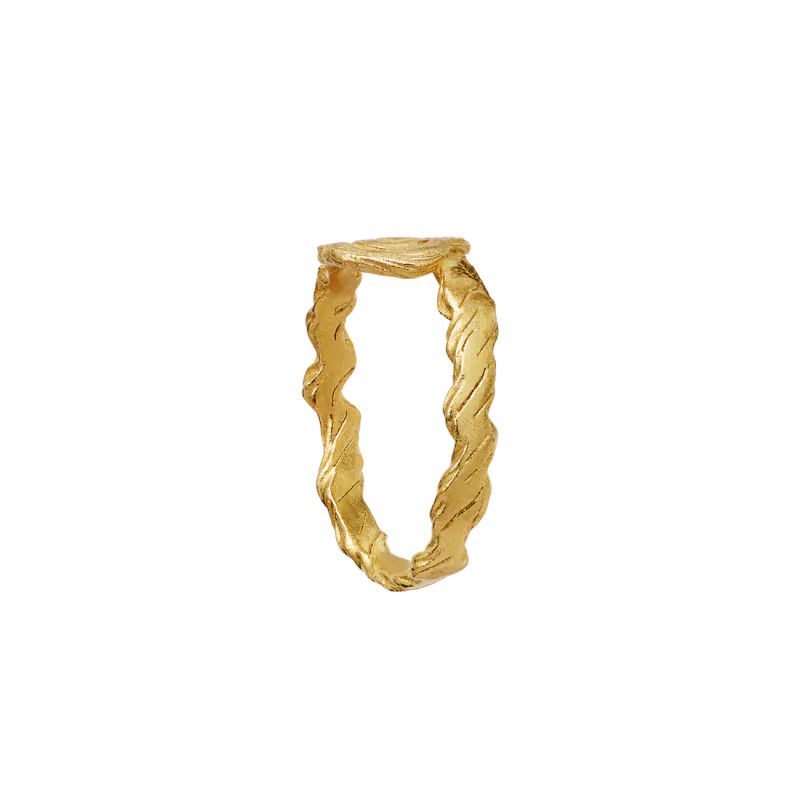 Maanesten Gisla ring forgylt