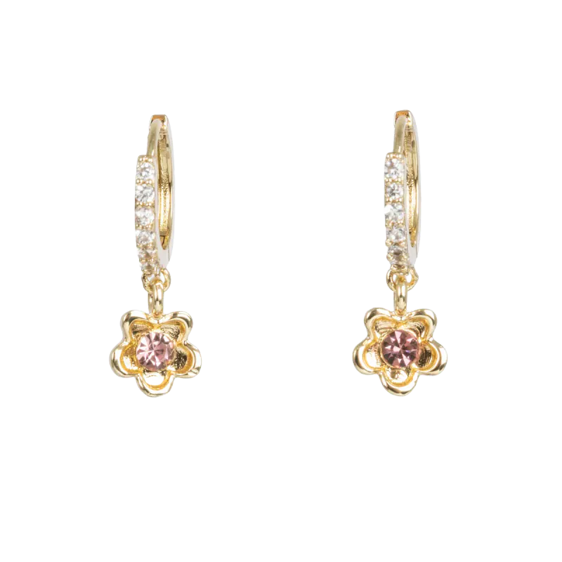 Tone Damli Hoops Sweet Petal