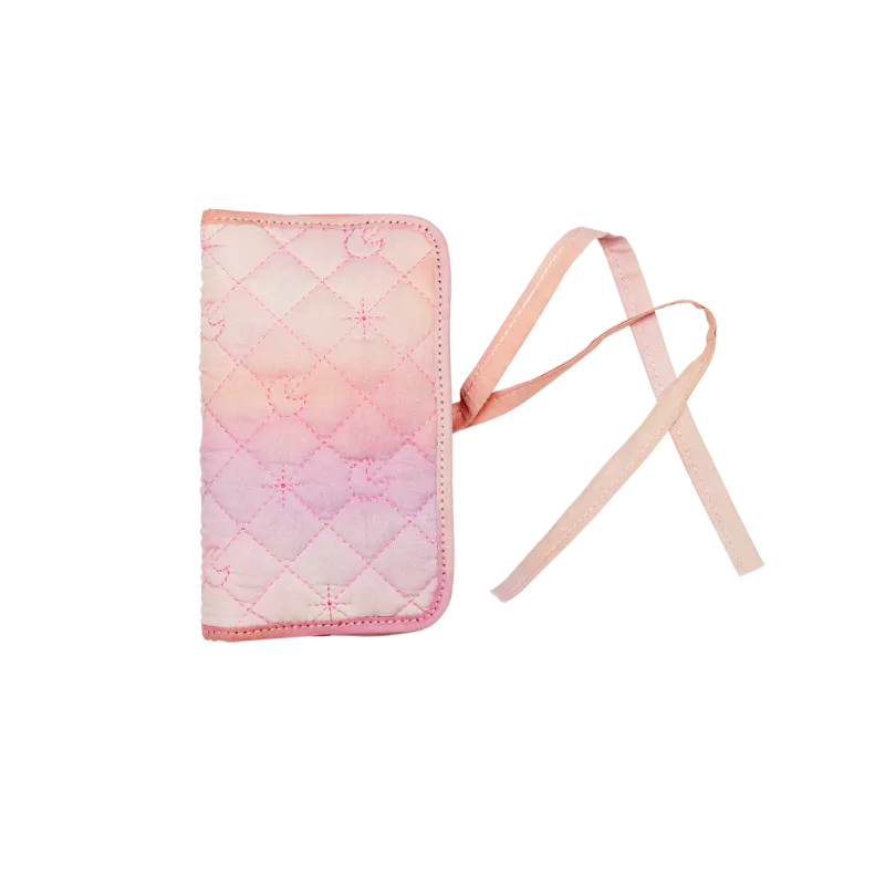 Maanesten reisesmykkeskrin clutch Moon & Stars Rose