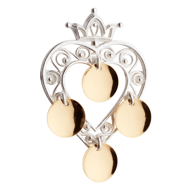 Hovedbilde Sølje, hjarte med krune og ...